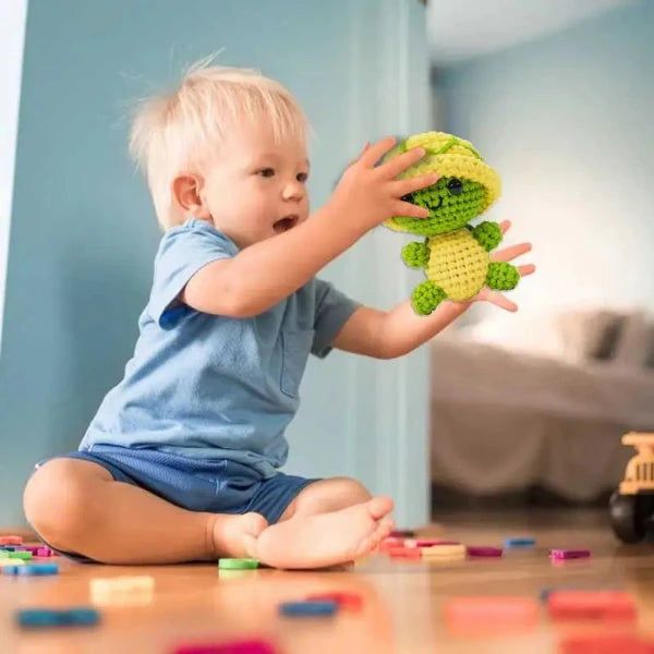 Häkel Deinen eigenen Schildkröten-Freund! 🎨DIY Crochet Animal Starter Kit NEU NEU