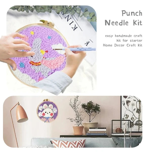 Punch Needle Stickerei Starter Kit – Perfekter Einstieg für DIY-Liebhaber!